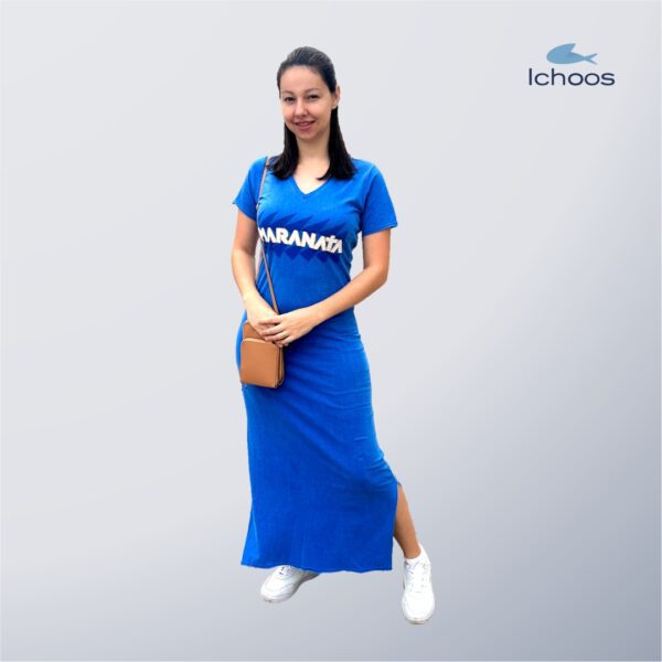 Vestido Maranata Azul Estonado - Image 2