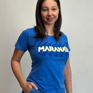 Camiseta Maranata Estonada Azul