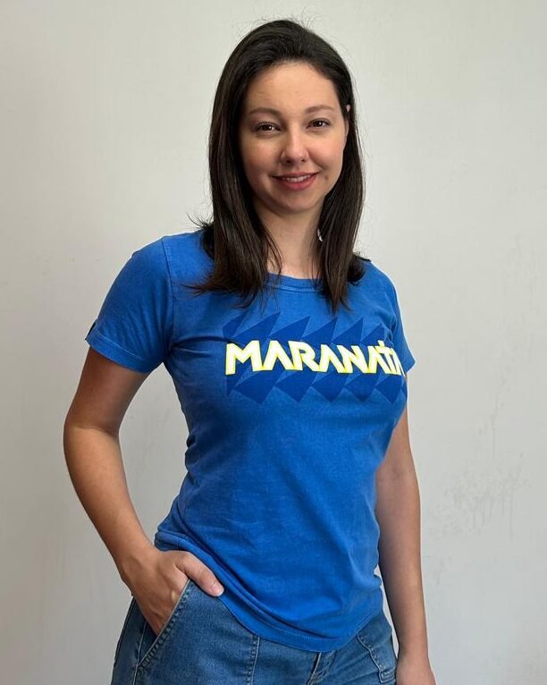 Camiseta Maranata Estonada Azul
