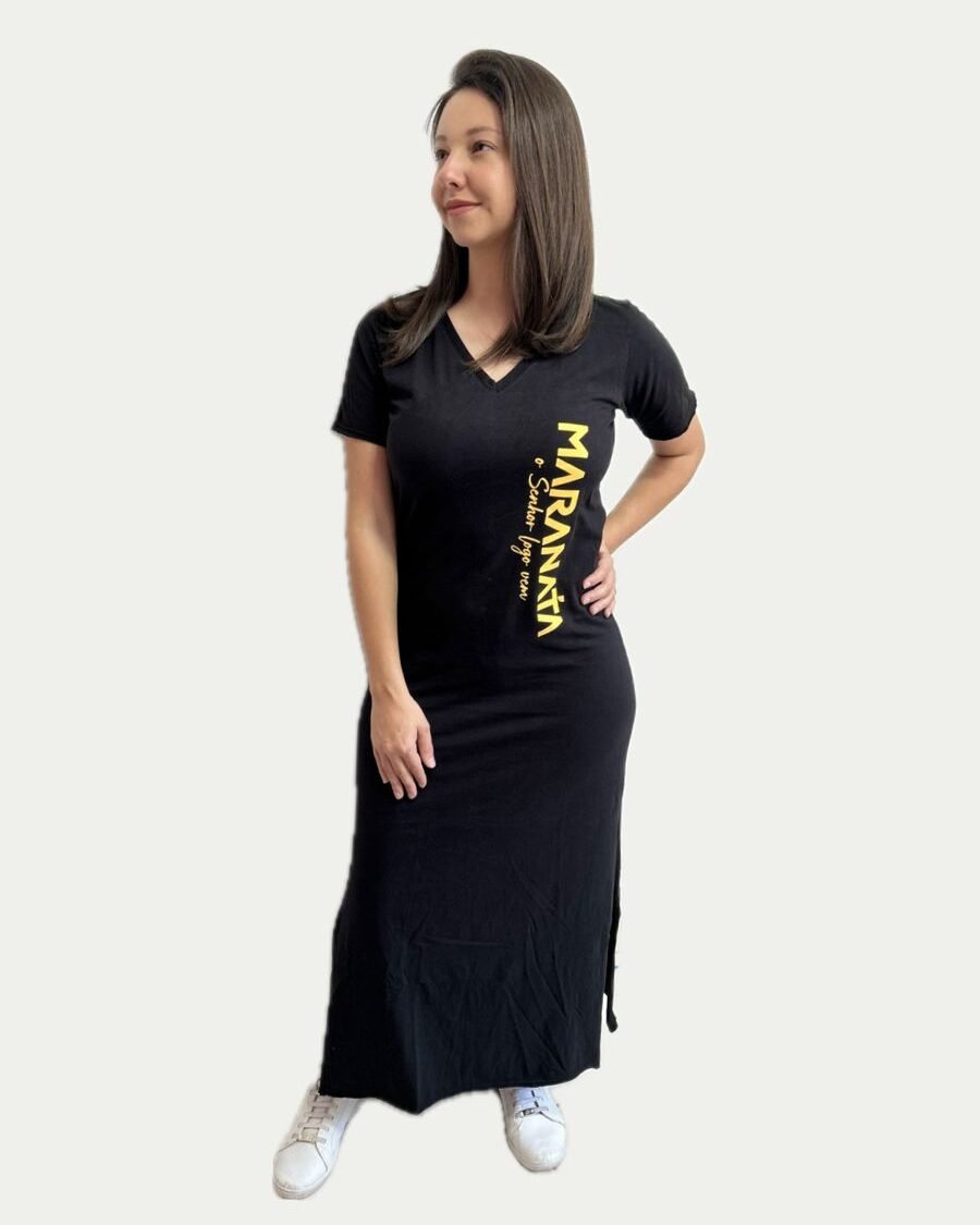 Vestido Jovem Adventista Maranata Preto