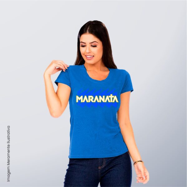 Camiseta Estonada Maranata Baby Look
