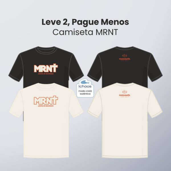 Kit 2 Camisetas Tema Jovem Adventista 2025 MRNT - Atacado Coletivo