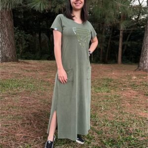 Vestido Desbravadora com Bolso