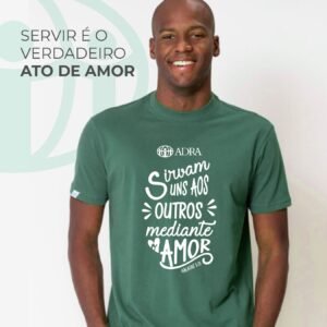ð¨ Pré-venda oficial da Camiseta ADRA! Peça a sua até 20/11 e receba antes das ações do Mutirão de Natal. Produção sob encomenda — 100% algodão, toque macio e estampa em poliamida inspirada em Gálatas 5:13.
